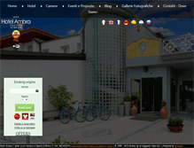 Tablet Screenshot of hotelambra.com